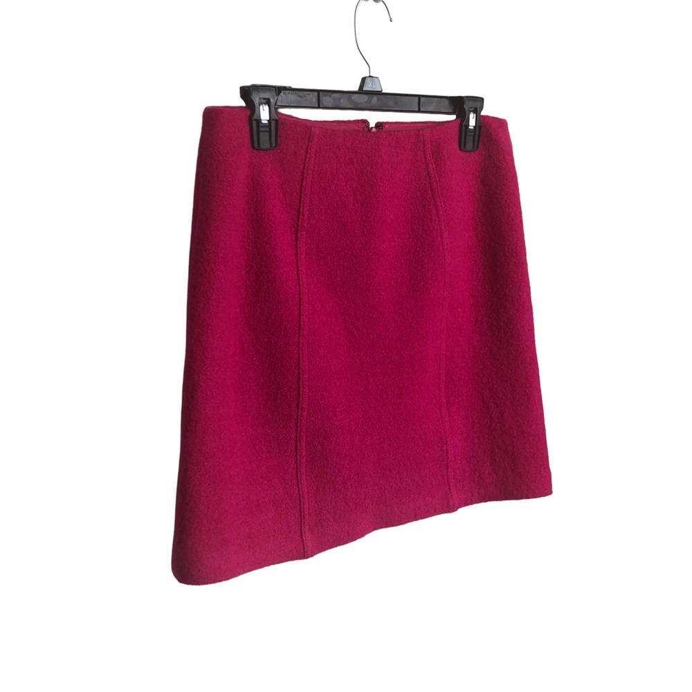 Boden Fuchsia Tweed Wool Skirt Size US 6R